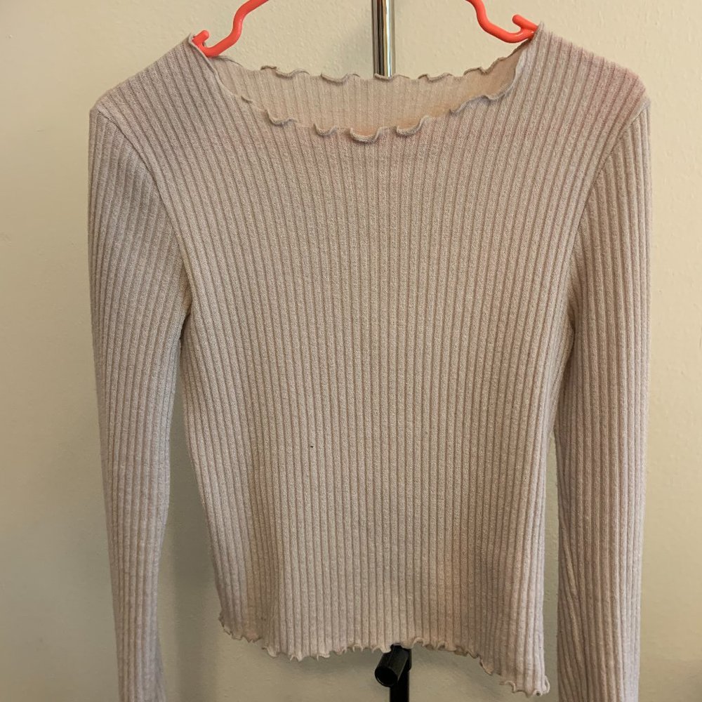 Korean made Beige elegant sweater